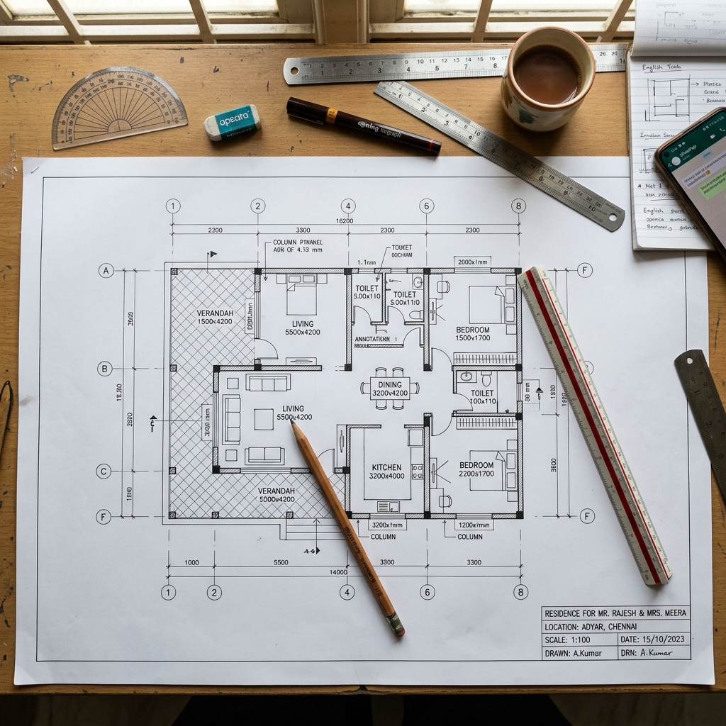 2D House Plan